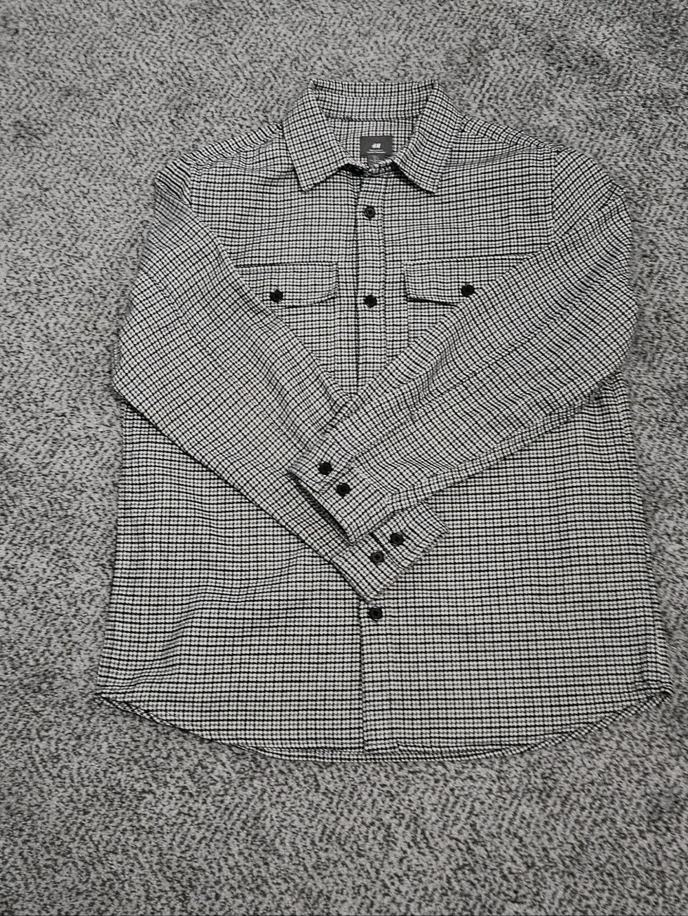 Sale: H&M Men's Houndstooth Shacket - Large - Picture 7 of 9